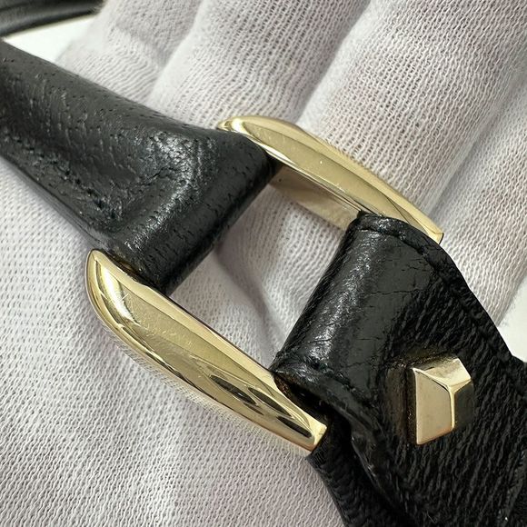 Gucci Bag Women's Brand New Jackie Handbag GG Canvas Black 124407 Handbag - Picture 7 of 12